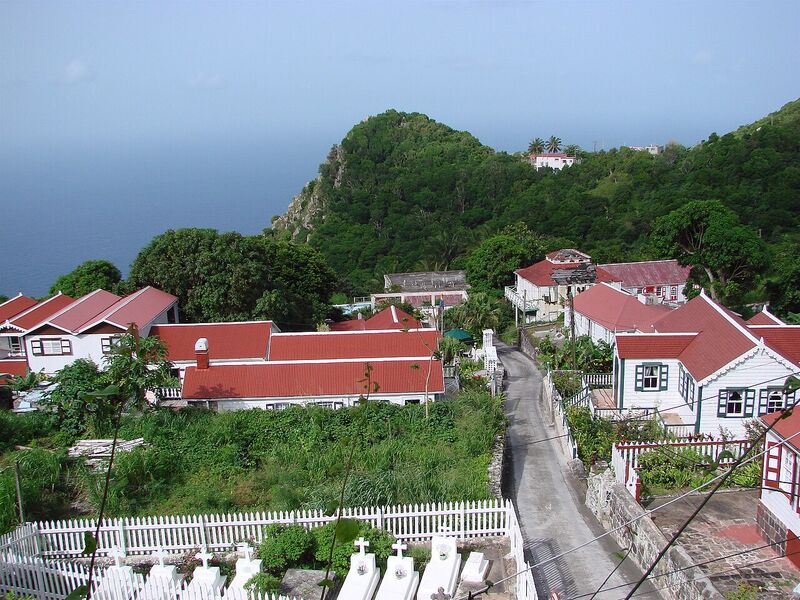 Typical Saba view