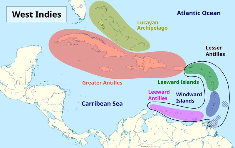 Windward Islands — region the Caribbean